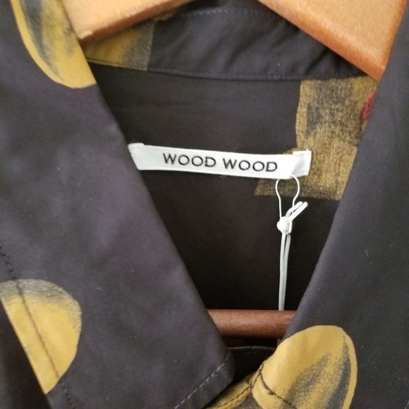 𝅺nwt Wood Wood David JM Street Fink Button Down Size Small - Picture 12 of 15